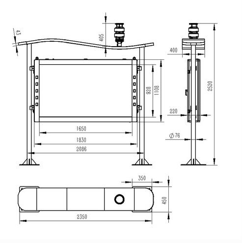 全彩屏一體化負氧離子監測站 全彩屏一體化負氧離子監測站