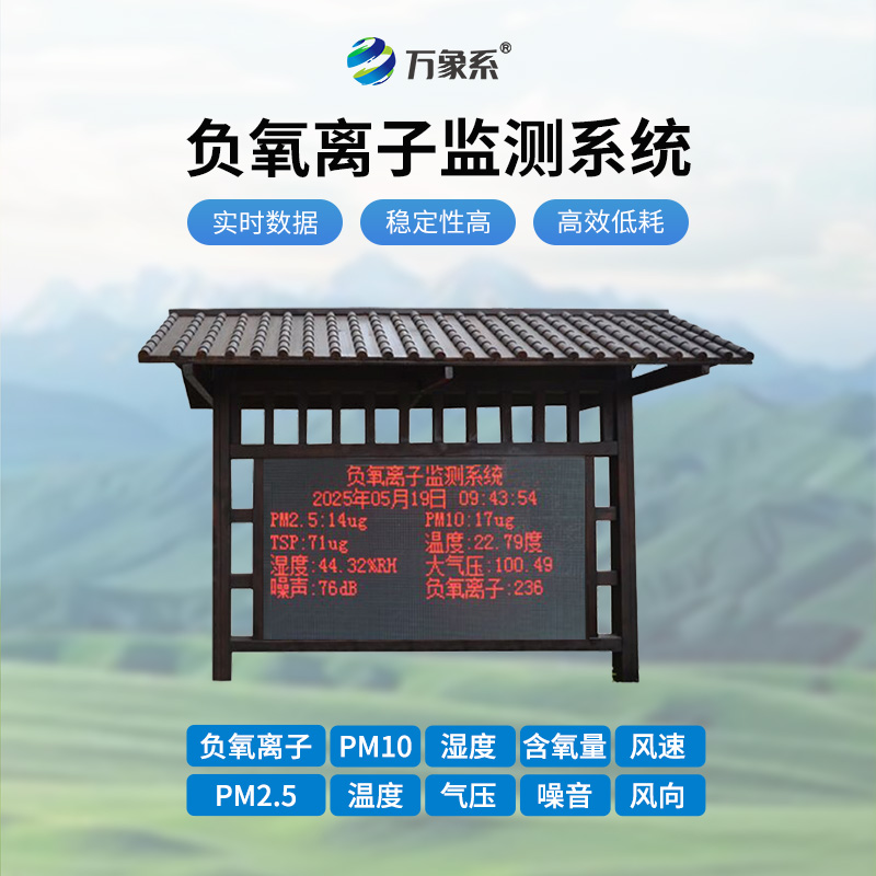 負氧離子監(jiān)測系統(tǒng)：木質(zhì)外觀下的科技心臟